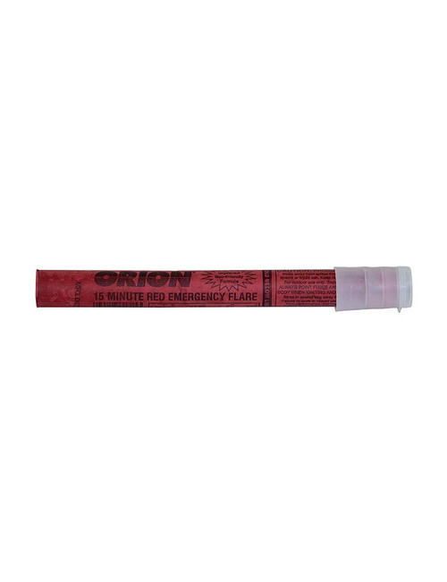 Orion 0715 Red Waxed Plastic Cap Spikeless Emergency Road Flare without Stand, Multiple Duration, Net Explosive Weight, Packaging Values Available