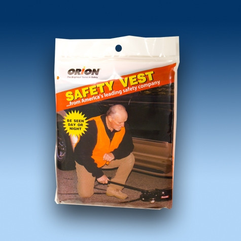 Orion 454 Bright Orange Mesh Safety Vest - 6/Pack