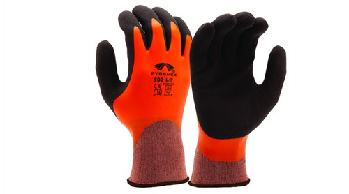 Pyramex GL502 Dipped Gloves, Multiple Size Values Available - Pair