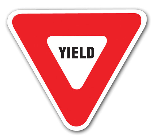 Aldon 4015-148 Triangular Warning Sign