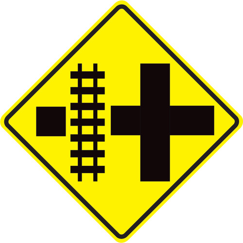 Aldon 4015-78 Rail-Road Advance Warning Sign