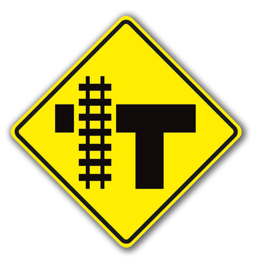 Aldon 4015-82 Rail-Road Intersection Warning Sign, Multiple Direction Values Available
