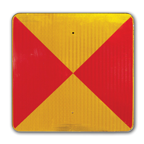 Aldon 4015-87 Rail-Road Marker Warning Sign