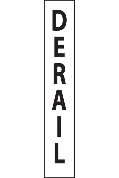 Aldon 4115-41 Vertical Warning Sign