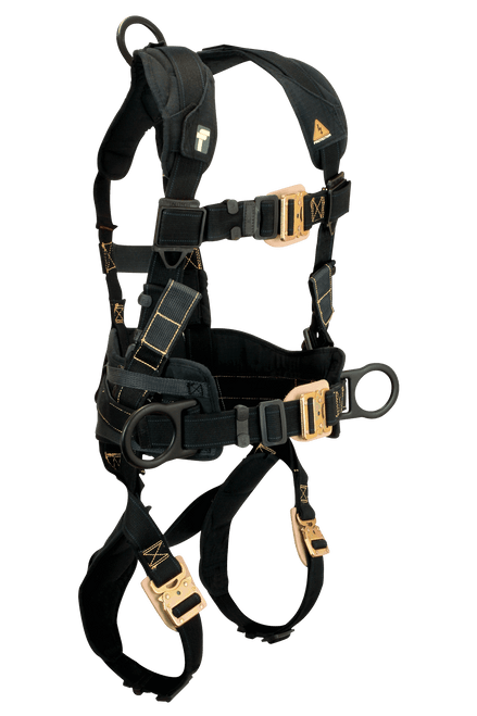 Falltech Nomex 3D Construction Belted Rescue Quick Connect Adjustment Arc Flash Full Body Harness