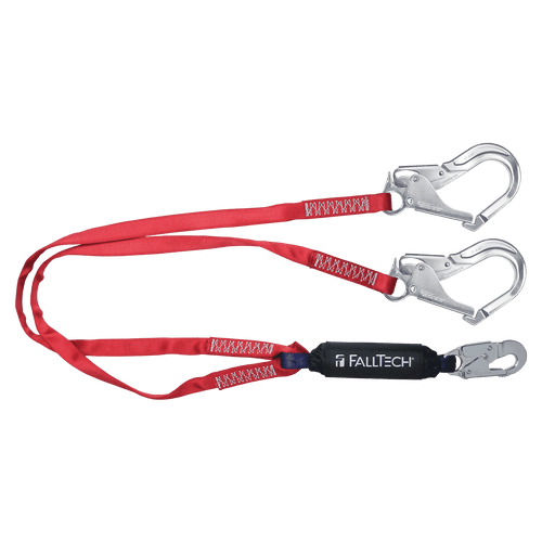 Falltech Ironman 8247BY3A Dual Class Energy Absorbing Lanyard
