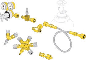 Allegro 9890-04 Low Pressure Airline Cascade Kit - Each