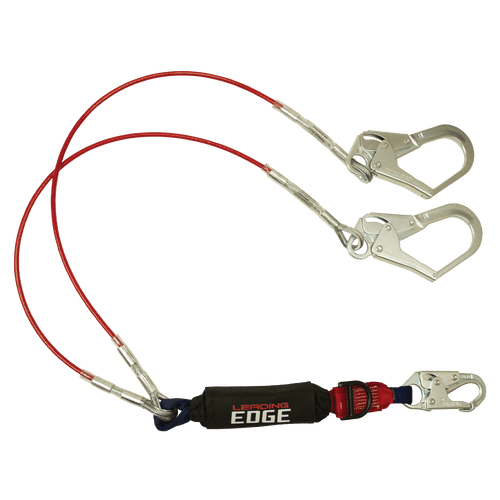 Falltech 8354LEY3D Leading Edge Cable Dual Class Energy Absorbing Lanyard