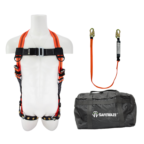 SAFEWAZE 019-3034 Combo Fall Protection Harness Kit