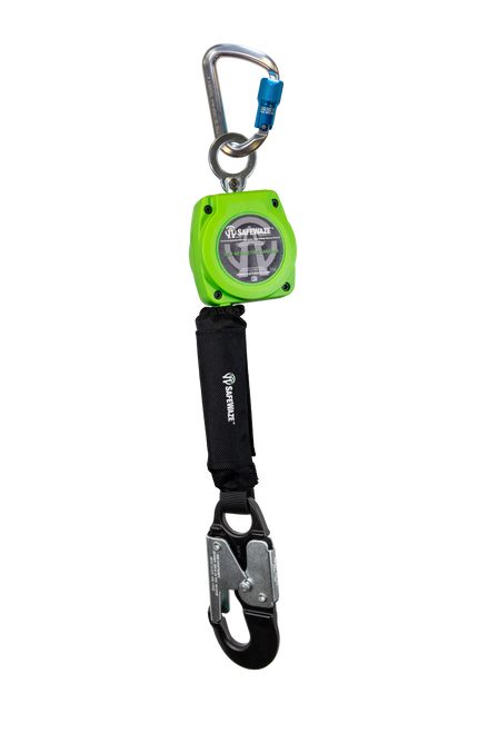SAFEWAZE 019-5049 Single Leg Web Self Retractable Lifeline