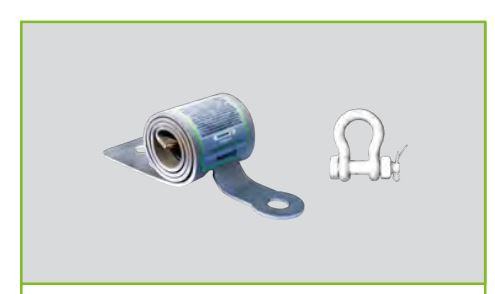 SAFEWAZE 019-8028 Coil Energy Absorber with Shackle