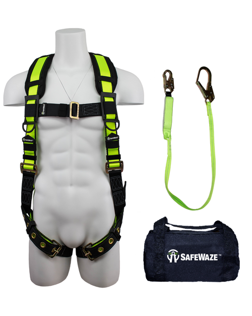 SAFEWAZE FS139 Combo Fall Protection Harness Kit