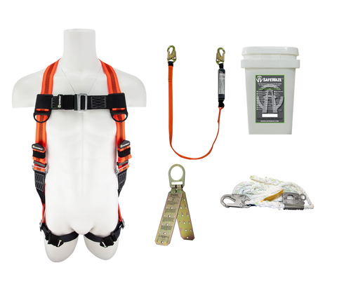 SAFEWAZE FS148 Fall Protection Harness Kit