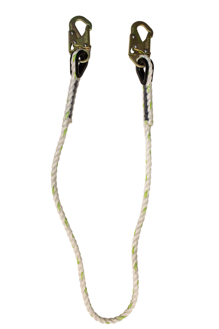 SAFEWAZE FS33210 PolyDac Rope Positioning Lanyard