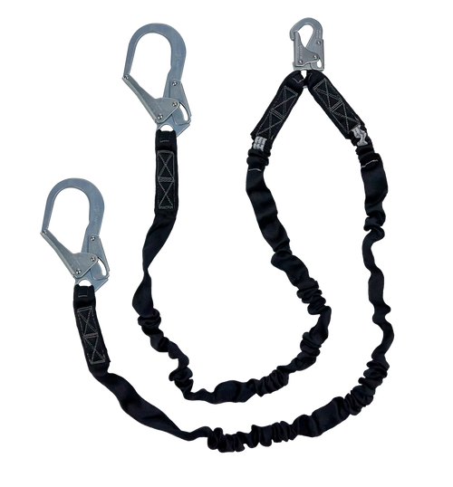 SAFEWAZE V-LINE FS88586 Dual Leg Low Profile Streamline Energy Absorbing Lanyard