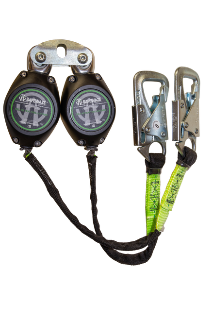 SAFEWAZE FS-FSP14075-W-TBH Class A Dual Leg Web Self Retractable Lifeline