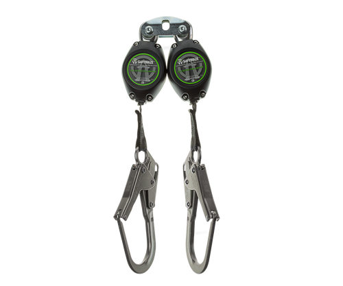 SAFEWAZE FS-FSP14085-W-RBH Class A Dual Leg Web Self Retractable Lifeline