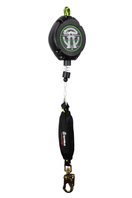 SAFEWAZE FS-FSP9020 Class B Poly Housing Cable Self Retractable Lifeline, Multiple Lengths Available