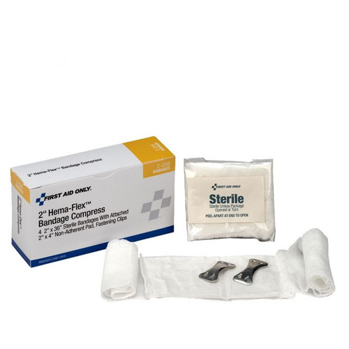 First Aid Only 2-006-001 Compress Hema-Flex Bandage, Multiple Size Values Available - Sold By 4/Box