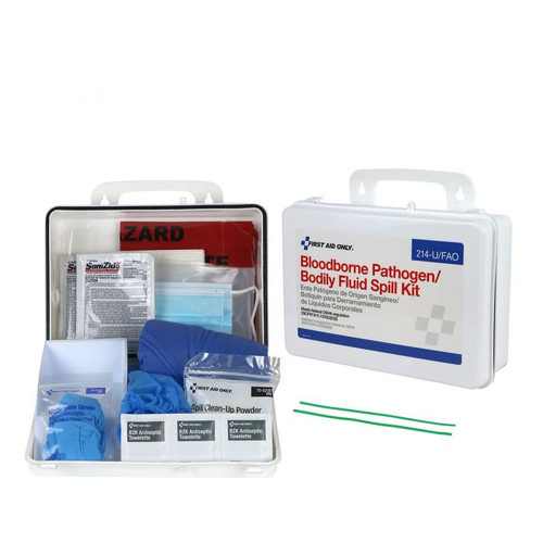 First Aid Only 214-U/FAO Durable BBP Bodily Fluid Spill Kit - Sold By Each