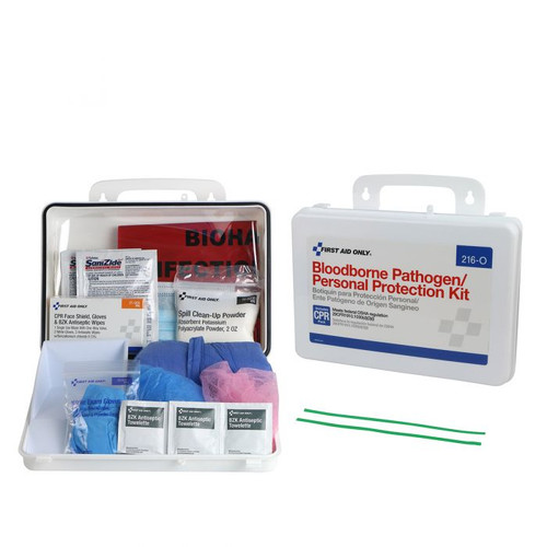 First Aid Only 216-O Personal Sturdy BBP Spill Clean Up Apparel Kit - Sold By Each