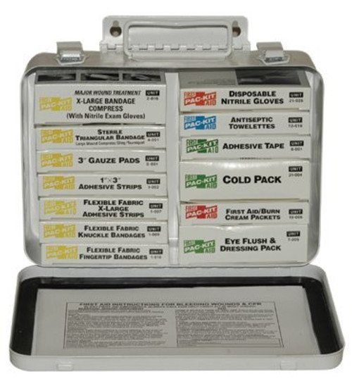 First Aid Only 5201 Weatherproof Unitized First Aid Kit, Multiple Options Values Available - Sold By Each