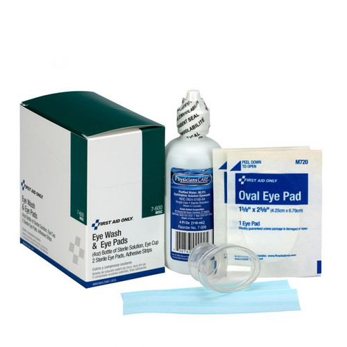 First Aid Only 7-600 Eye Wash Kit - Sold By Each