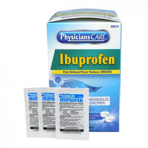 First Aid Only 90015-004 PhysiciansCare Ibuprofen Tablet - Sold By 50x2/Box