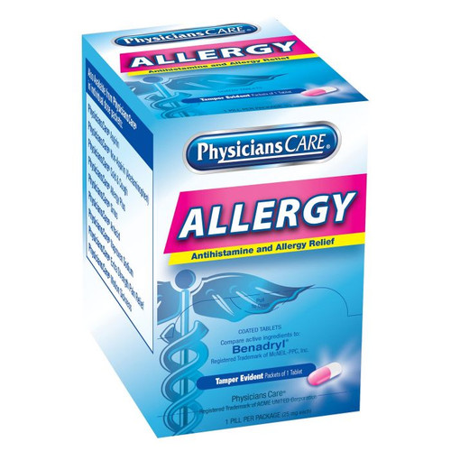 First Aid Only 90036 PhysiciansCare Allergy Tablets - Sold By 50x1/Box