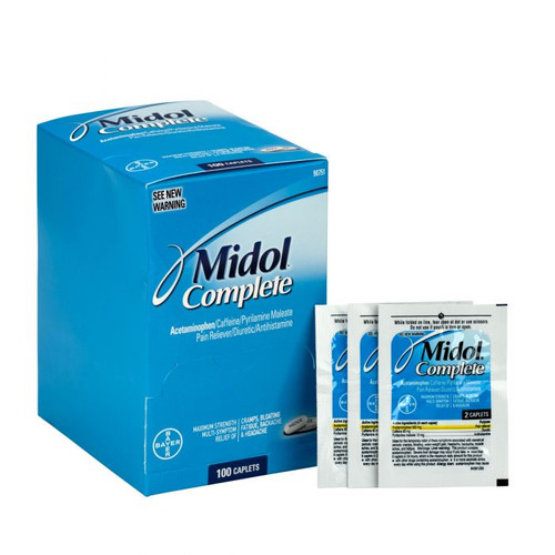 First Aid Only 90751 Midol - Sold By 50/Box