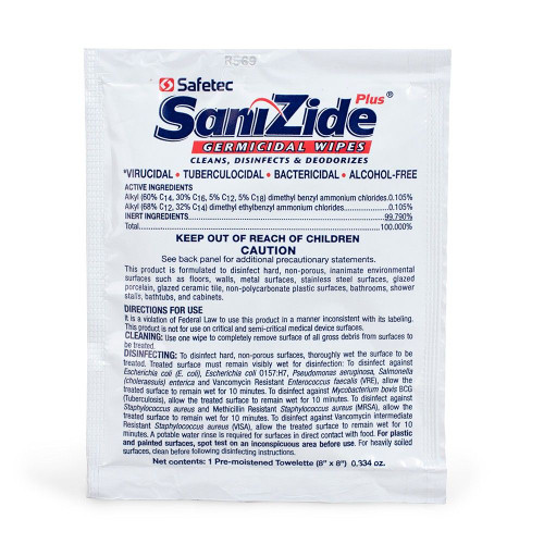 First Aid Only 90897 Germicidal Surface Wipe - Sold By Each