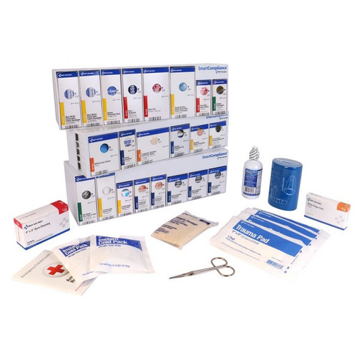 First Aid Only 91132 SmartCompliance RetroFit Food Service First Aid Refill Grid without Medications - Sold By Each