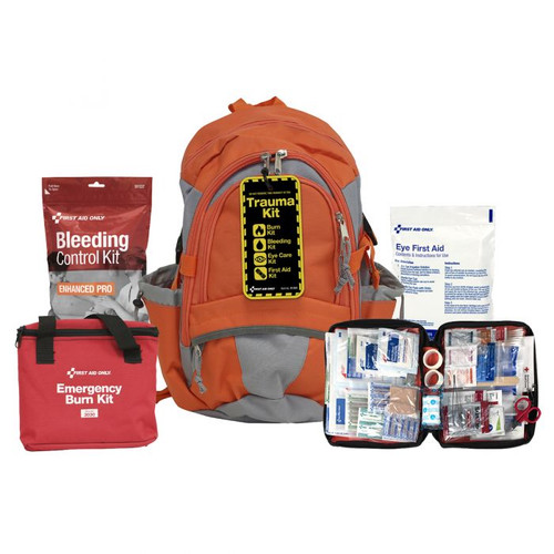 First Aid Only 91265 Trauma Backpack Kit - Sold By Each