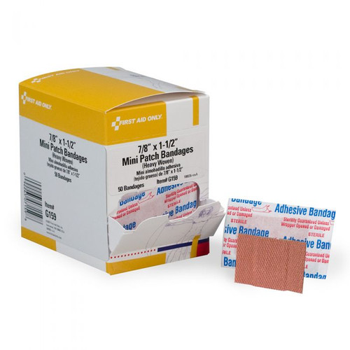 First Aid Only G159 Adhesive Heavy Woven Bandages - Sold By 50/Box