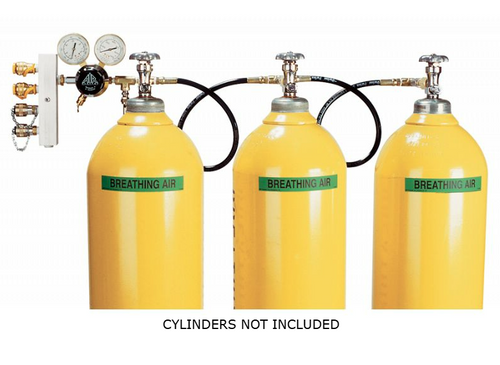 Air Systems CBA4-702NB Cascade 4 Bottle Breathing Air Assembly, 6000 PSI (NO CYLINDERS)