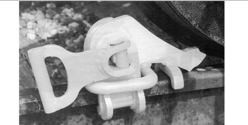 Western Cullen Hayes RE Portable Heavy-Duty Wheel Chock, Steel