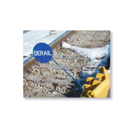 Western Cullen Hayes EBF Right/Left Hand Hinge Style Derail With Integral Blue Flag