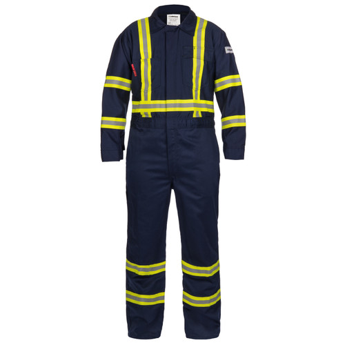 Lakeland FR C081RT13 Safety Coverall with Reflective Trim - Sold by Each, Multiple Sizes Available