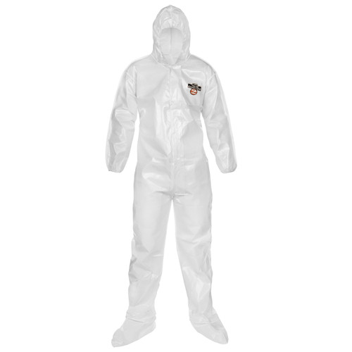 Lakeland ChemMax® 2 C2B414 Safety Coverall with Hood/Boots - Sold by 12/Case, Multiple Sizes Available