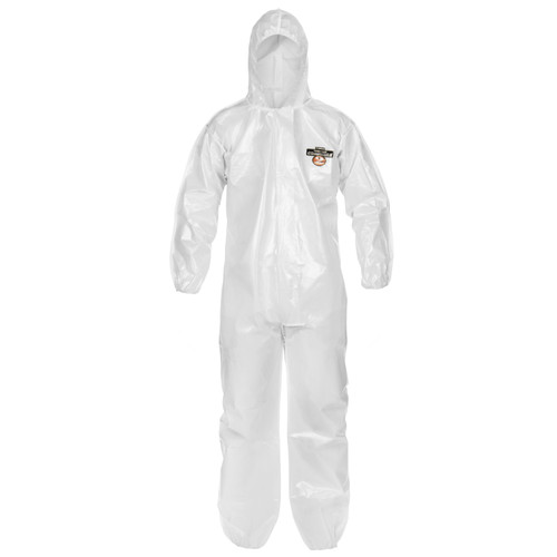 Lakeland ChemMax® 2 C2B428 Safety Coverall with Hood, Elastic Wrist/Ankle - Sold by 12/Case, Multiple Sizes Available
