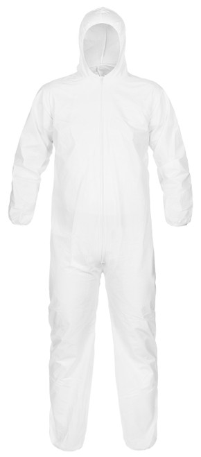 Lakeland MicroMax® TG428 Safety Coverall with Hood, Elastic Wrist/Ankle - Sold by 25/Case, Multiple Sizes Available