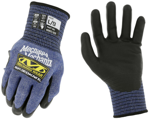 Mechanix Wear SPEEDKNIT S2EC-03 Coated-Knit Work Gloves, Multiple Size Values Available - Sold By Pair