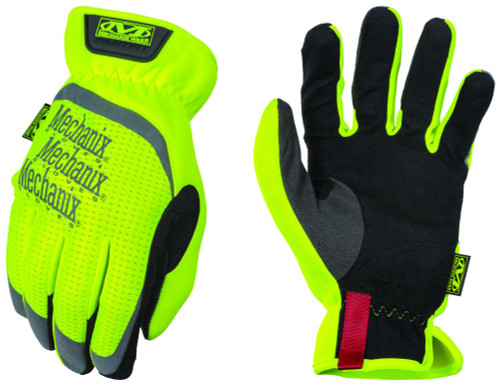 Mechanix Wear HI-VIZ FastFit SFF-91 Mechanics Work Gloves, Multiple Size, Color Values Available - Sold By Pair