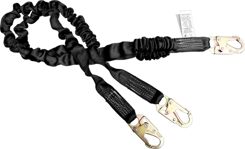 FrenchCreek 22420AS Stratos Navigator Shock Absorbing Safety Web Lanyard - Each
