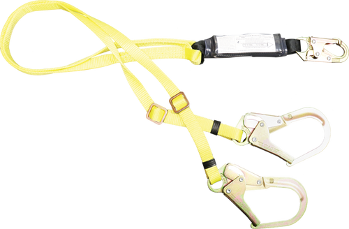 FrenchCreek 444AB Shock Absorbing Safety Web Lanyard - Each