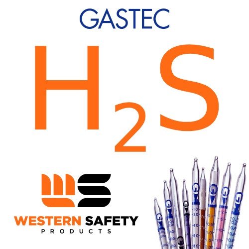 Gastec Hydrogen Sulfide Dosimeter Tube 0.2-200ppm: 10 Per Box