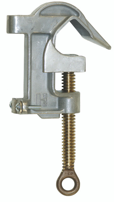 Hastings 10376 C Head Smooth Upper Jaw Ground Clamp - Each