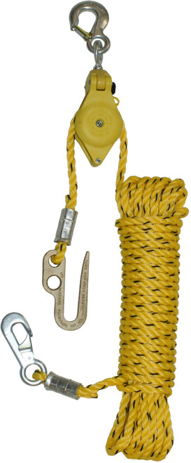 Hastings 3558-1 Complete Hand Line, Multiple Overall Rope Length, Working Height Available - Each