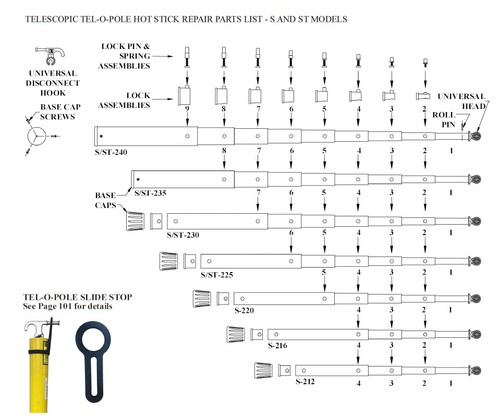 Hastings P20010 Tubular Base Section - Each