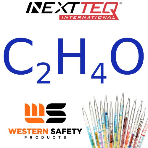 Nextteq NX101CM Acetaldehyde (Concentration Chart Method) Detector Tubes, 0.004-1.0% - 10/Pack